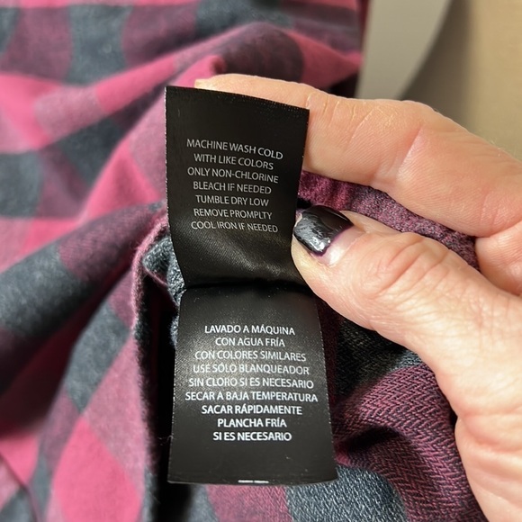 HAWX Work Wear Plaid Flannel Shirt Size M - Picture 11 of 12